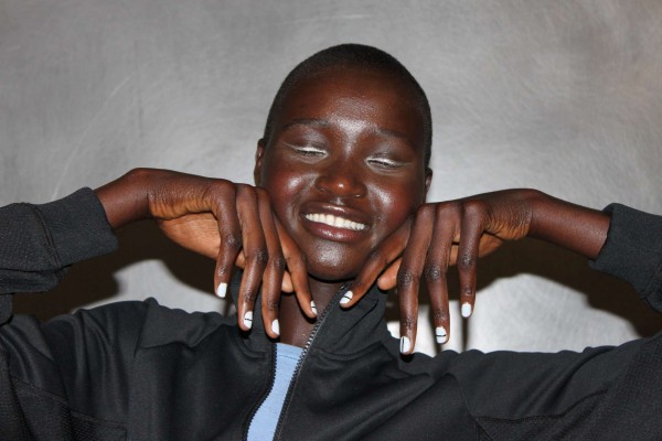 Tibi Backstage Nails and Makeup